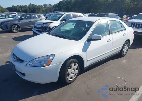 2005 Honda Accord 2.4 Lx from USA, damaged, VIN 1HGCM55465A078764